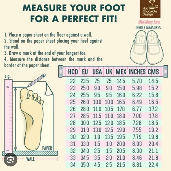 Hot Chocolate Design Mini Butterfly Mary Jane Flats Pink Green Purple Sz 33/3.5 - Picture 7 of 7